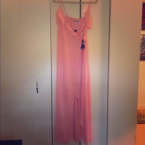 Long, Peach Dress